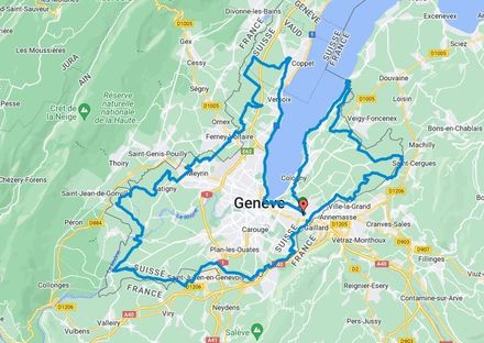 Tour du canton de Genève à vélo 